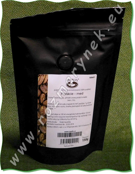 Oxalis ochucená mletá káva 150g: Pistácie - med