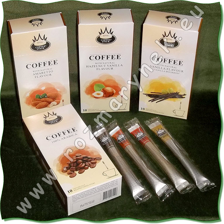 Royal C-Stick Coffee - 100% Arabica, Amaretto, Hazelnut Vanilla, Vanilla
