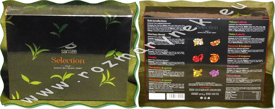 Santee Selection (6 druhů čajů - ovocný, bílý, černý, zelený - 60 n.s.)