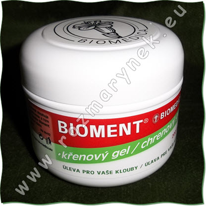 Biomedica: Bioment křenový gel (úleva pro klouby)