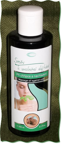 Topvet - Směs k uvolnění dýchání masážní olej (při chřipce a nachlazení)