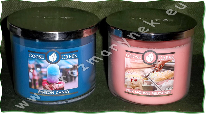 GC108: 3-knoty (411g, sojový vosk): Cotton Candy, Pink Mousse Milkshake
